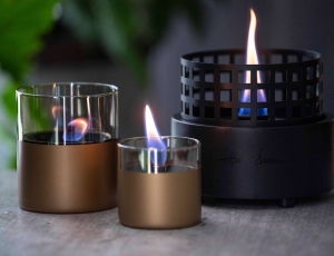 Επιτραπέζια Εστία Φωτιάς Paarl Tenderflame με διάρκεια καύσης 3 - 4 ώρες, χωρητικότητα δεξαμενής 250ml και διαστάσεις 16x15cm - Black  