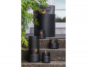 Επιτραπέζια Εστία Φωτιάς Paarl Tenderflame με διάρκεια καύσης 3 - 4 ώρες, χωρητικότητα δεξαμενής 250ml και διαστάσεις 16x15cm - Black  