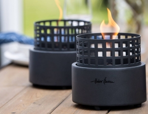 Επιτραπέζια Εστία Φωτιάς Signal Hill Tenderflame με διάρκεια καύσης 9 - 10 ώρες, χωρητικότητα δεξαμενής 300ml και διαστάσεις 12x14cm - Black 