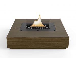 Επιτραπέζια Εστία Φωτιάς Holly Tenderflame με διάρκεια καύσης 4 - 5 ώρες, χωρητικότητα δεξαμενής 500ml και διαστάσεις 30x30x11cm - Black