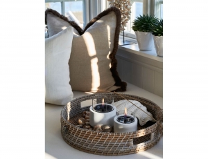 Επιτραπέζια Εστία Φωτιάς Lotus 10 Tenderflame με διάρκεια καύσης 4 - 5 ώρες, χωρητικότητα δεξαμενής 150ml και διαστάσεις 10x8.5cm - White 