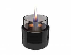 Επιτραπέζια Εστία Φωτιάς Rosie 8 Tenderflame με διάρκεια καύσης 3 - 4 ώρες, χωρητικότητα δεξαμενής 150ml και διαστάσεις 9x8.5cm - Black