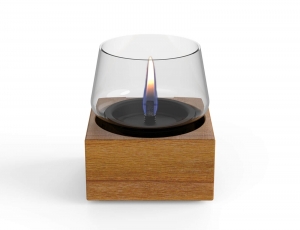 Επιτραπέζια Εστία Φωτιάς Poppy 14 Tenderflame με διάρκεια καύσης 9 - 10 ώρες, χωρητικότητα δεξαμενής 300ml και διαστάσεις 14x14x14.3cm - Natural