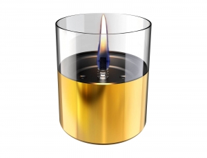 Επιτραπέζια Εστία Φωτιάς Lilly 10 Tenderflame με διάρκεια καύσης 9 - 10 ώρες, χωρητικότητα δεξαμενής 300ml και διαστάσεις 10x11.5cm - Gold