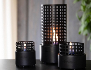 Επιτραπέζια Εστία Φωτιάς Signal Hill Tenderflame με διάρκεια καύσης 9 - 10 ώρες, χωρητικότητα δεξαμενής 300ml και διαστάσεις 12x14cm - Black 