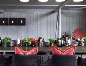 Επιτοίχιο Tζάκι Square 180 Tenderflame με διάρκεια καύσης 3 - 4 ώρες, χωρητικότητα δεξαμενής 1000ml και διαστάσεις 57.5x23x57.5cm - Black