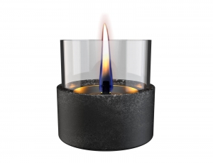 Επιτραπέζια Εστία Φωτιάς Aster 10 Lava Tenderflame με διάρκεια καύσης 4 - 5 ώρες, χωρητικότητα δεξαμενής 200ml και διαστάσεις 9.8x9.7cm - Black