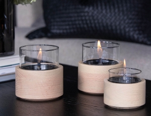 Επιτραπέζια Εστία Φωτιάς Lotus 10 Tenderflame με διάρκεια καύσης 4 - 5 ώρες, χωρητικότητα δεξαμενής 150ml και διαστάσεις 10x8.5cm - Natural 