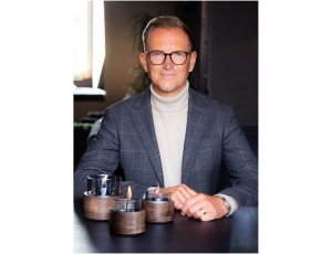 Επιτραπέζια Εστία Φωτιάς Lotus 12 Tenderflame με διάρκεια καύσης 9 - 10 ώρες, χωρητικότητα δεξαμενής 300ml και διαστάσεις 12x12.5cm - Mocha