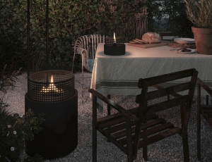 Επιδαπέδια Εστία Φωτιάς Mossel Bay Tenderflame με διάρκεια καύσης 4 - 5 ώρες, χωρητικότητα δεξαμενής 500ml και διαστάσεις 40x56cm - Black  