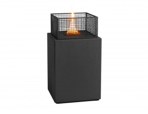 Επιδαπέδια Εστία Φωτιάς Agni 50 Tenderflame με διάρκεια καύσης 3 - 4 ώρες, χωρητικότητα δεξαμενής 1000ml και διαστάσεις 49.5x49.5x61cm - Black