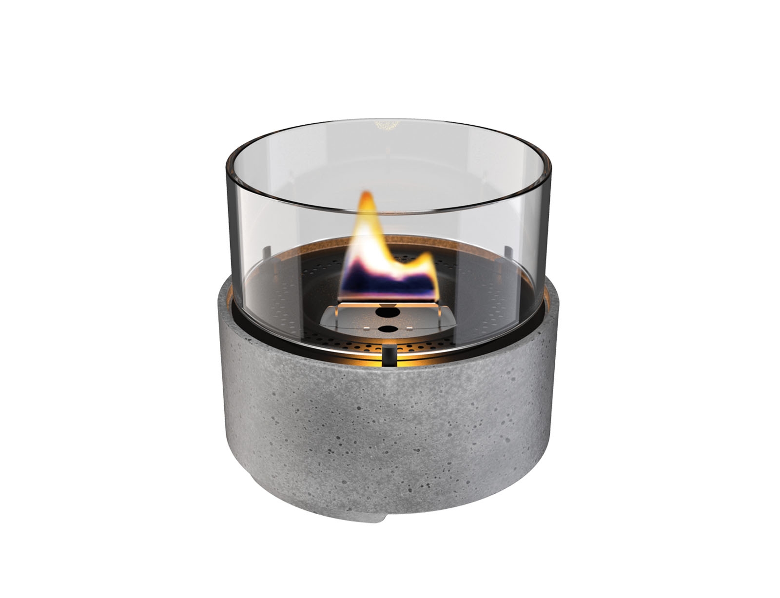 Επιτραπέζια Εστία Φωτιάς Café 14 Lava Tenderflame με διάρκεια καύσης 4 - 5 ώρες, χωρητικότητα δεξαμενής 250ml και διαστάσεις 14.2x13.5cm - Grey 