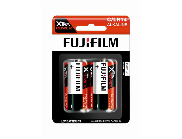 Εικόνα Αλκαλικές Μπαταρίες Fujifilm Xtra Power - C - 1.5V - 2 Τεμάχια